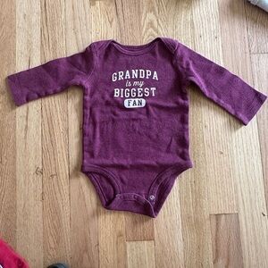 Grandpa is my biggest fan onsie